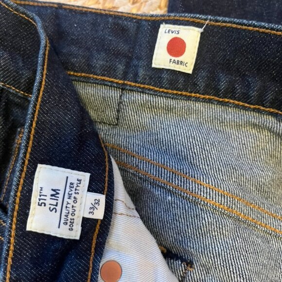 Levi's Japanese Selvedge 511s - Rare Blue Tab - Picture 3 of 11